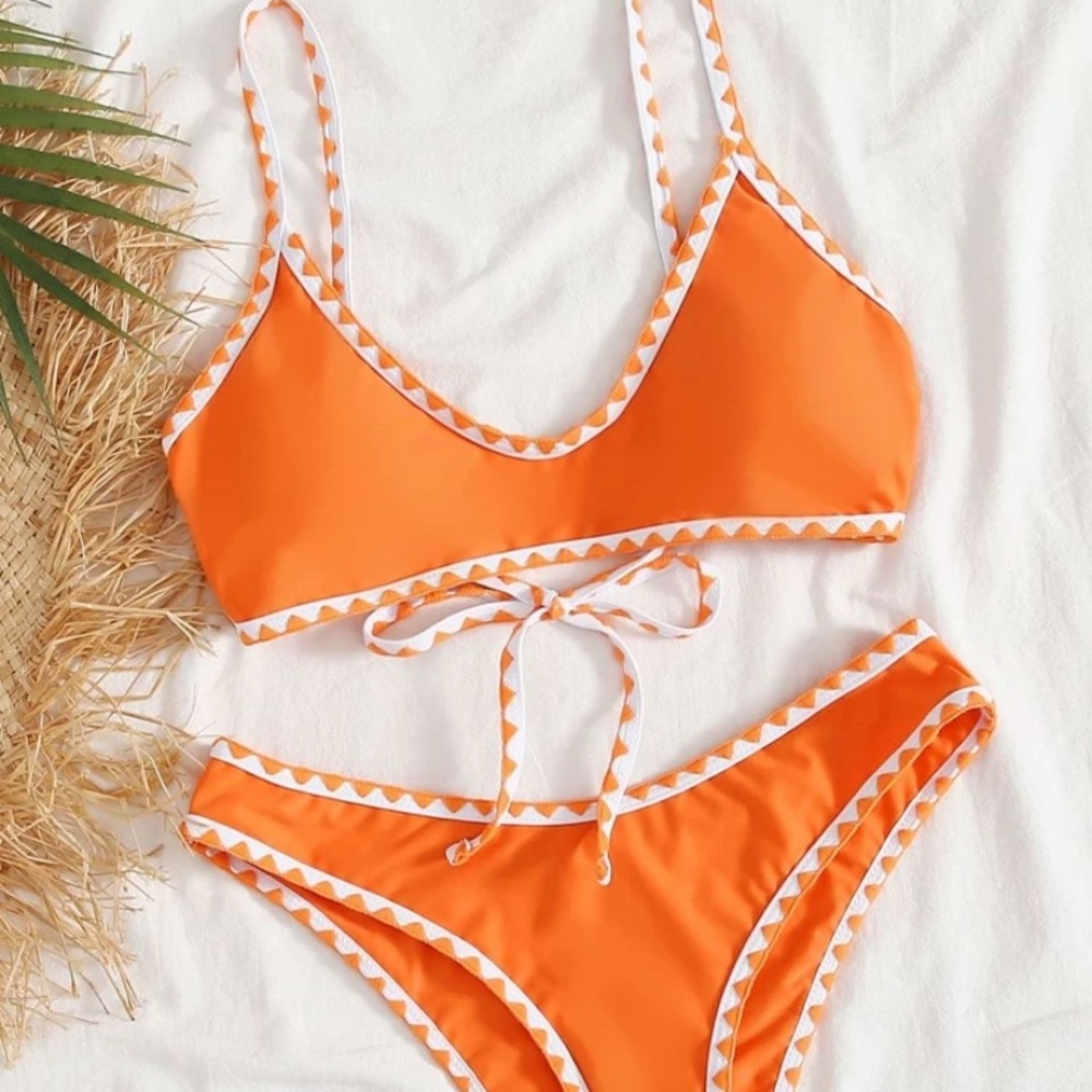 New SHEIN orange bikini